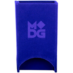 Metallic Dice Games: Velvet Fold-Up Dice Tower: Blue
